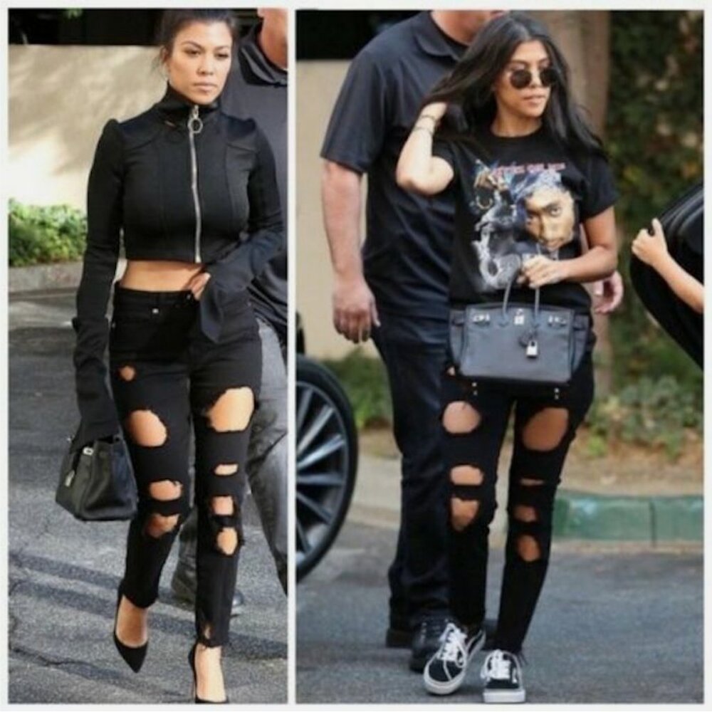 Good American Good Legs Distressed Skinny Jeans